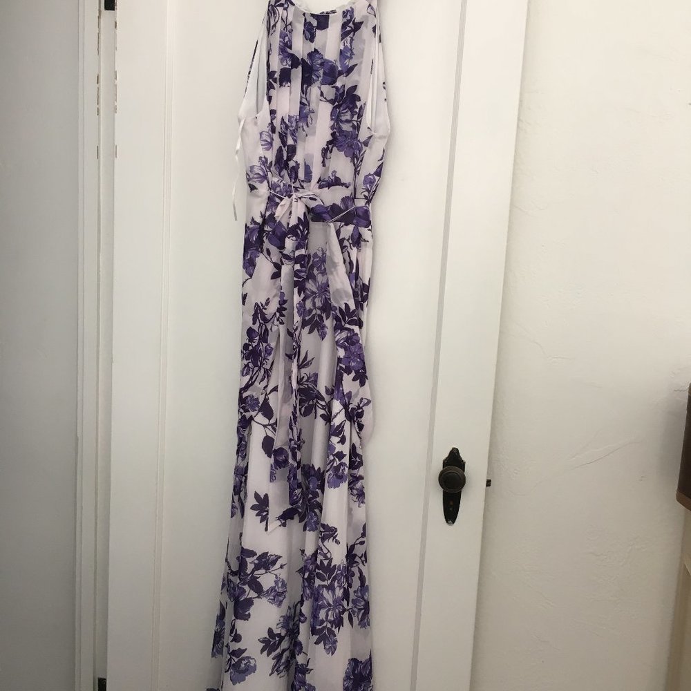 NWT Leslie Fay Floral Maxi Dress